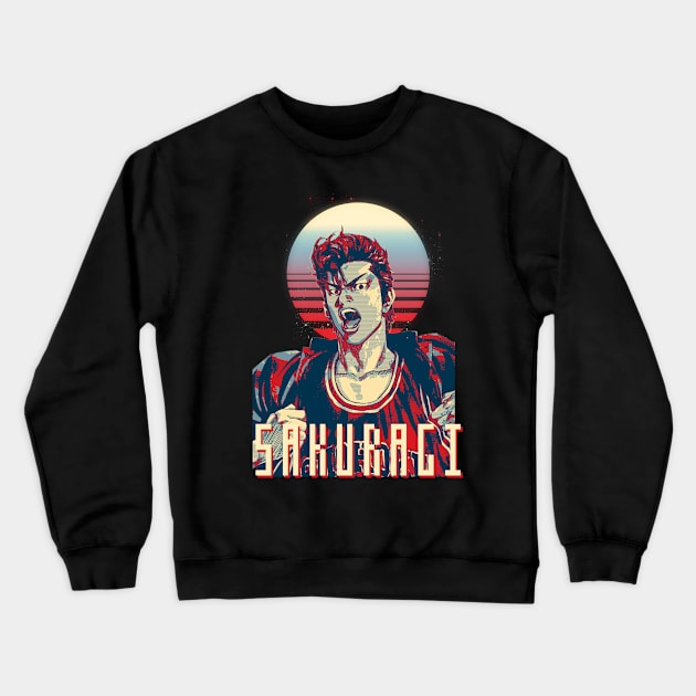 sakuragi Crewneck Sweatshirt by Retrostyle